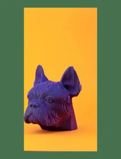 Cartonic Spel & Pussel|Dekorationsdetaljer|3D Pussel BULLDOG - Träfigurer