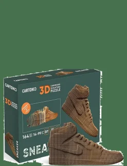 Cartonic 3D Pussel SNEAKER - Träfigurer| Spel & Pussel|Dekorationsdetaljer