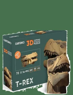 Cartonic 3D Pussel T-REX - Träfigurer| Spel & Pussel|Dekorationsdetaljer
