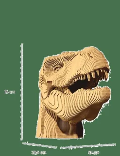 Cartonic 3D Pussel T-REX - Träfigurer| Spel & Pussel|Dekorationsdetaljer