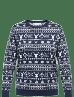 ONLY Carmakoma CARXMAS WINTER LS O-NECK KNT - Sweatshirts|Kvinnor Sweatshirts