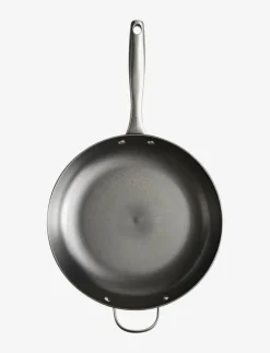 Satake Stekpannor & Kokkärl|Cast Iron Nitriding frying pan with helping handle - Stekpannor