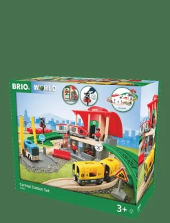 BRIO Centralstation-set - Tågbanor|Barn Leksaker|Leksaker