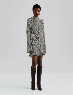 Malina Cezanne Low Back Satin Mini dress - Korta klänningar|Kvinnor Klänningar