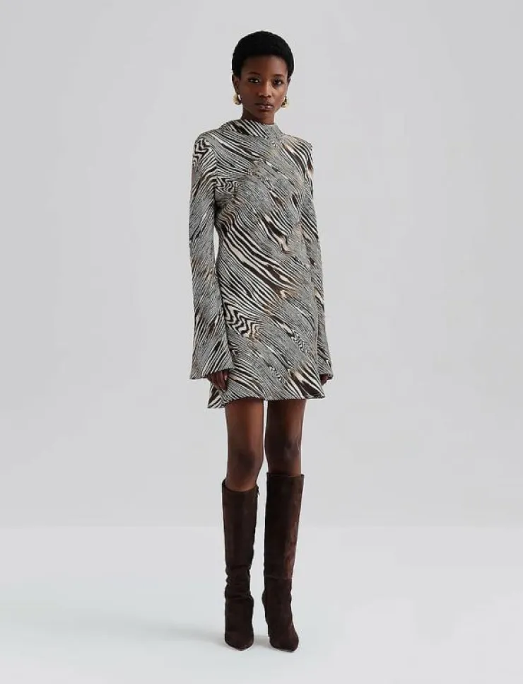 Malina Cezanne Low Back Satin Mini dress - Korta klänningar|Kvinnor Klänningar