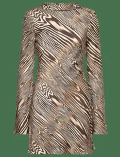 Malina Cezanne Low Back Satin Mini dress - Korta klänningar|Kvinnor Klänningar