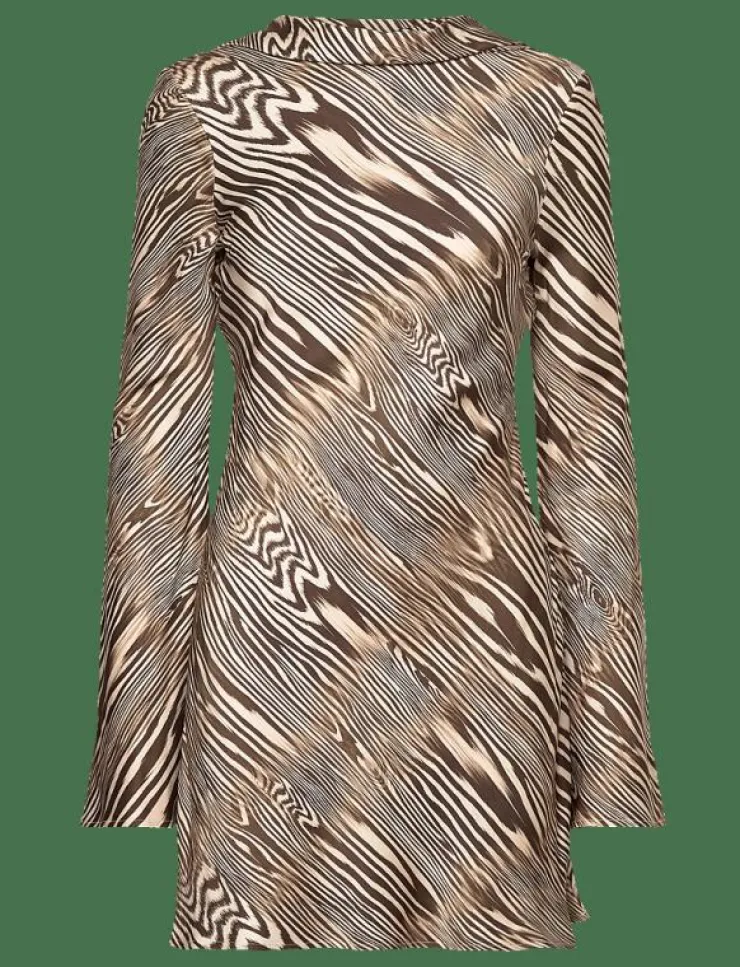 Malina Cezanne Low Back Satin Mini dress - Korta klänningar|Kvinnor Klänningar