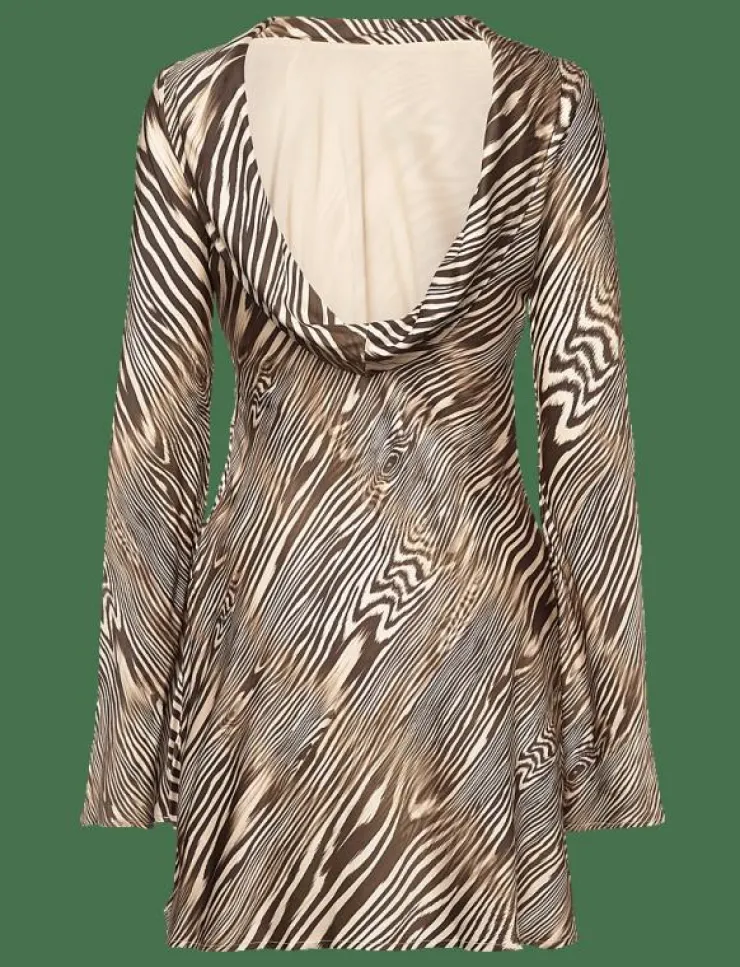 Malina Cezanne Low Back Satin Mini dress - Korta klänningar|Kvinnor Klänningar