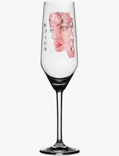 Carolina Gynning CHAMPAGNEGLASS MOONLIGHT QUEEN PINK - Champagneglas| Glas