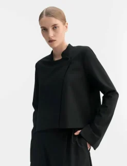 Kvinnor Ahlvar Gallery Kavajer|Chani wool blazer - Korta kavajer