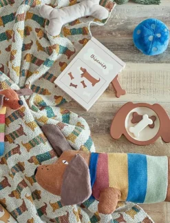 Barn Bloomingville Sova|Sova|Charlie Throw, , Recycled Cotton - Filtar & täcken