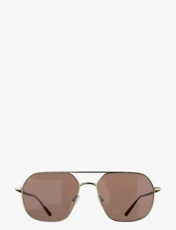 Kvinnor Corlin Eyewear Solglasögon|Solglasögon|Chase Gold Brown - Pilot