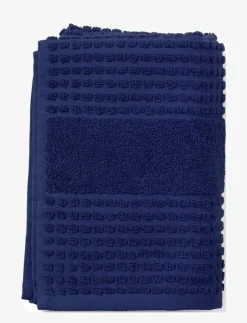 Juna Check Handduk 50x100 cm marinblå - Handdukar| Badrumstextilier|Handdukar & Badlakan