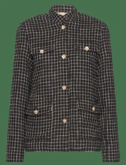 Stella Nova Checked bouclé jacket - Bouclés|Kvinnor Kavajer