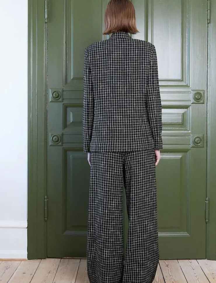 Stella Nova Checked bouclé jacket - Bouclés|Kvinnor Kavajer