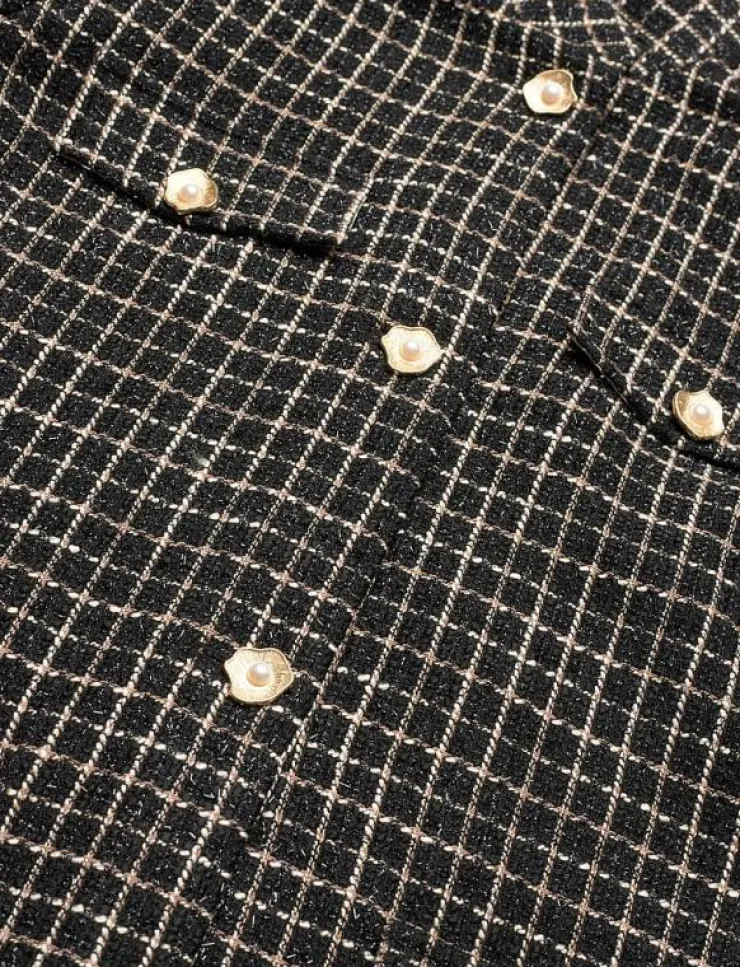 Stella Nova Checked bouclé jacket - Bouclés|Kvinnor Kavajer