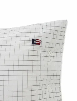 Lexington Home Sängtextilier|Checked Cotton Poplin Pillowcase - Örngott