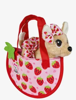 Barn Simba Toys Gosedjur|ChiChi LOVE Gosedjur Väska med Jordgubbsmönster - Mjukisdjur