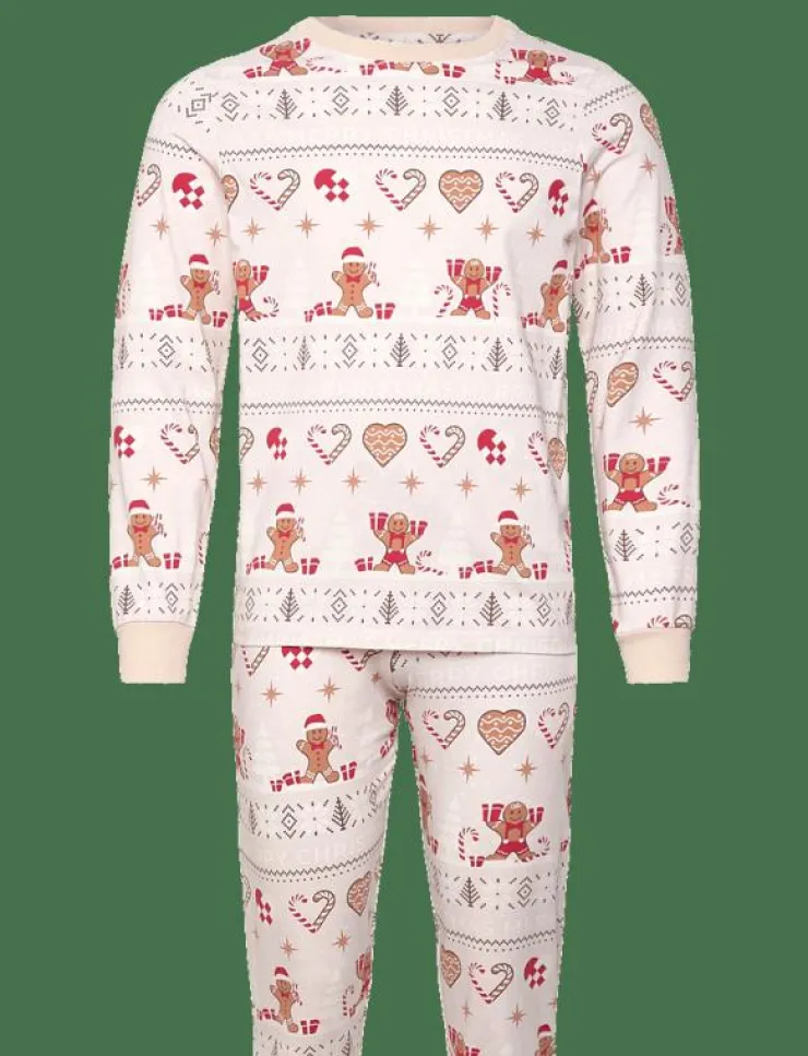 Happy Seasons Christmas cookie pyjamas beige - Pyjamas| Pyjamas