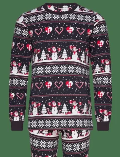 Happy Seasons Christmas heart Pajamas navy - Pyjamas| Pyjamas