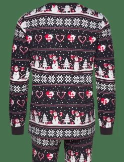 Happy Seasons Christmas heart Pajamas navy - Pyjamas| Pyjamas
