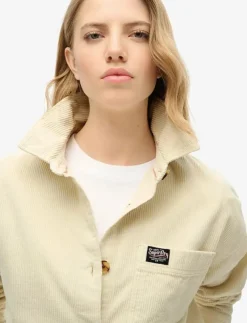 Kvinnor Superdry Overshirts|CHUNKY CORD OVERSHIRT - Overshirts