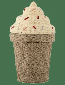 Bloomingville Cillie Basket w/Lid - Förvaringskorgar|Barn Inredning|Inredning