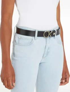Kvinnor Calvin Klein Bälten|CK ADJ.LOGO BELT 3.5CM - Skärp