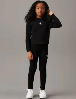 Barn Calvin Klein Basplagg|Nederdelar|CK LOGO LEGGING - Leggings