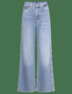 Tommy Jeans CLAIRE HR WD BI0112 CO - Vida byxor|Kvinnor Denimkläder|Jeans