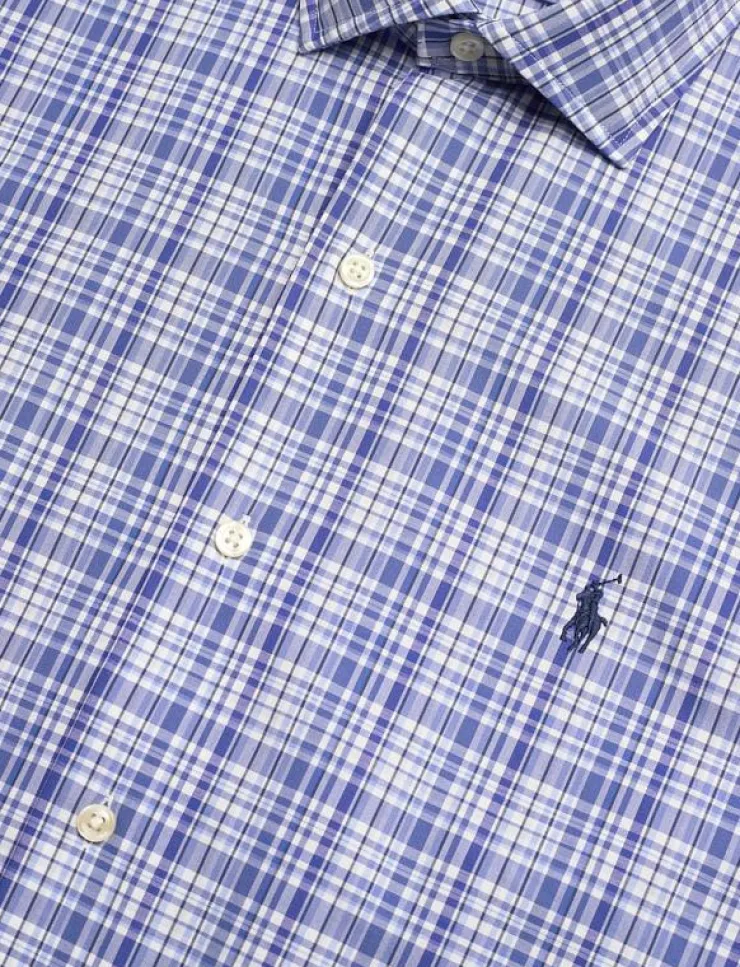 Polo Ralph Lauren Skjortor|Classic Fit Plaid Stretch Poplin Shirt - Rutiga skjortor