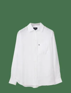 Kvinnor Lexington Clothing Blusar & Skjortor|Classic Linen Shirt - Linneskjortor