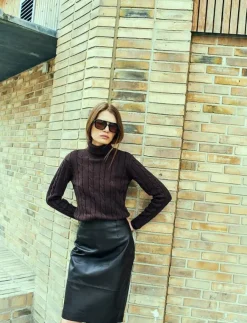 Kvinnor Copenhagen Muse Kjolar|CMBARON-SKIRT - Midi kjolar