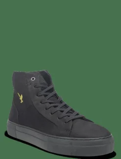 Lyle & Scott Coe Mid Leather - Höga sneakers| Sneakers