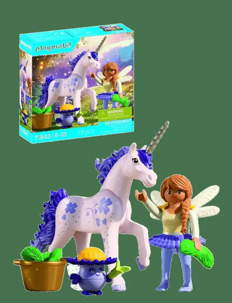 Barn PLAYMOBIL Leksaksset & Leksaksfigurer|Playmobil Leksaker|Collectible Unicorn Lucky Lave - City Life