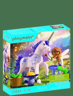 Barn PLAYMOBIL Leksaksset & Leksaksfigurer|Playmobil Leksaker|Collectible Unicorn Lucky Lave - City Life