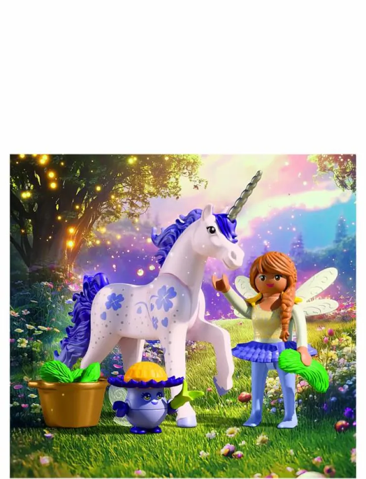 Barn PLAYMOBIL Leksaksset & Leksaksfigurer|Playmobil Leksaker|Collectible Unicorn Lucky Lave - City Life