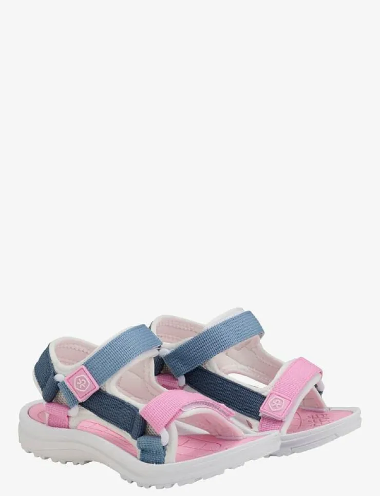 Color Kids Colorblock sandals W. Velcro - Sandaler|Barn Sandaler