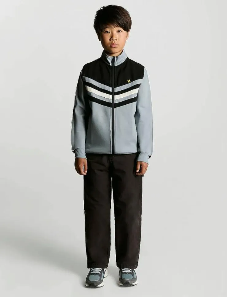 Lyle & Scott Colour Block Track Jacket - Sweatshirts|Barn Överdelar