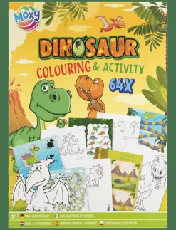 Sense Colouring & Activity Book A4 Dino, 64 pages - Målar- & pysselböcker|Barn Rita & Pyssla