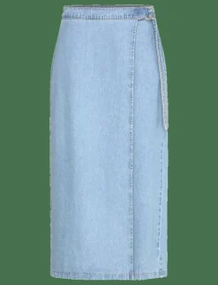 Levi's® COLUMN WRAP SKIRT WRAPPED IN B - Midi kjolar|Kvinnor Kjolar