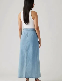 Levi's® COLUMN WRAP SKIRT WRAPPED IN B - Midi kjolar|Kvinnor Kjolar