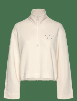 Kvinnor Casall Sweatshirts|Comfy Half Zip Sweater - Sweatshirts