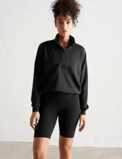 aim´n Comfy Modal Half Zip - Skjortor|Kvinnor Toppar & T-Shirts