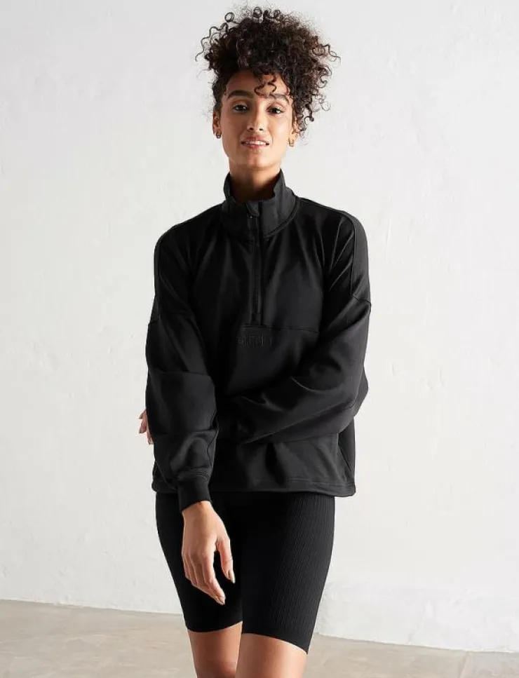 aim´n Comfy Modal Half Zip - Skjortor|Kvinnor Toppar & T-Shirts