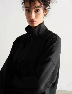 aim´n Comfy Modal Half Zip - Skjortor|Kvinnor Toppar & T-Shirts