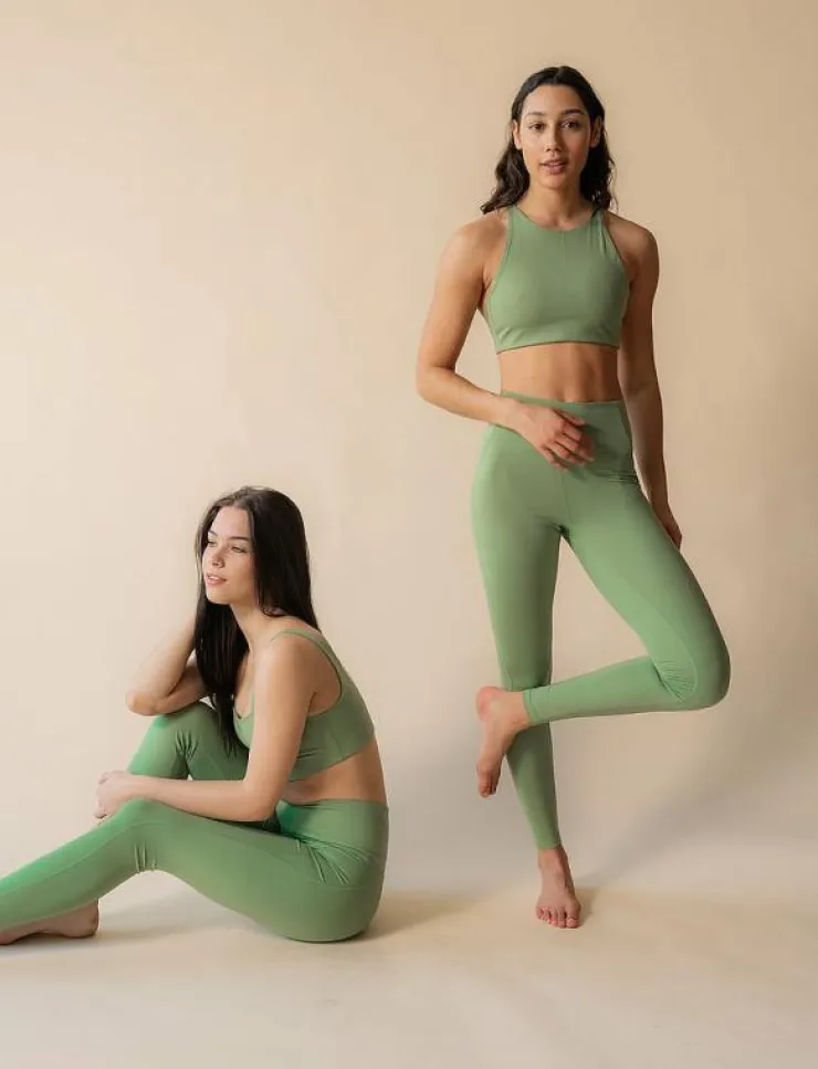Kvinnor Girlfriend Collective Tights|Leggings & Tights|Compressive High-Rise Legging, Long - Träningstights