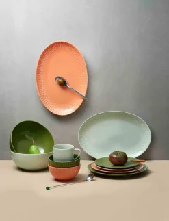 Aida Confetti oval dish w/relief 1 pcs. giftbox - Serveringsfat & Uppläggningsfat| Serveringsfat