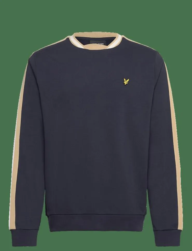 Lyle & Scott Sweatshirts & Huvtröjor|Contrast Taped Sweatshirt - Sweatshirts