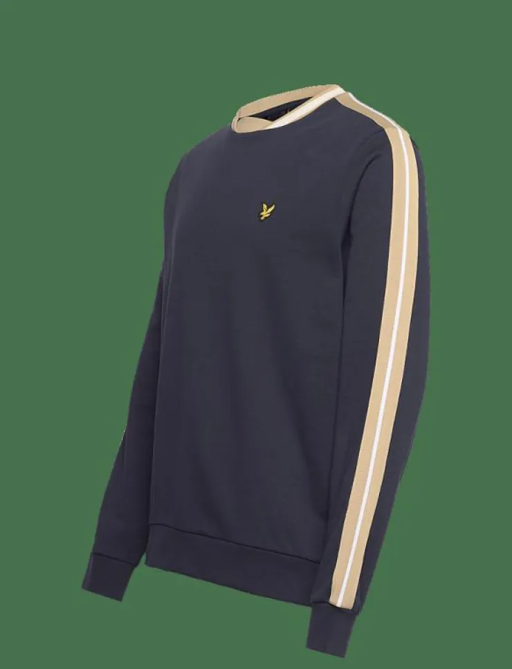 Lyle & Scott Sweatshirts & Huvtröjor|Contrast Taped Sweatshirt - Sweatshirts